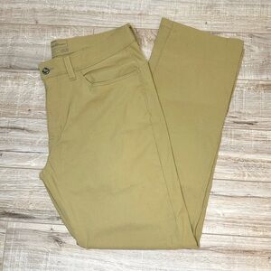 Eddie Bauer Travex Pants Men's Hiking Straight Nylon Khaki Size 34x32
